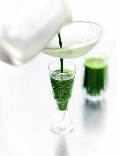 Pouring Wheatgrass