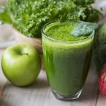 Green juice with leafy veg